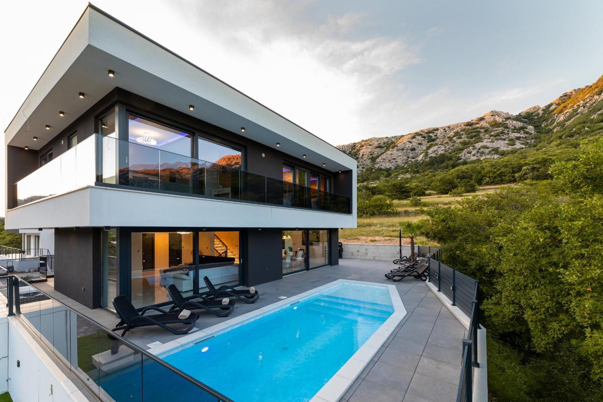 Villa Bellezza Draga Bašćanska Exterior foto