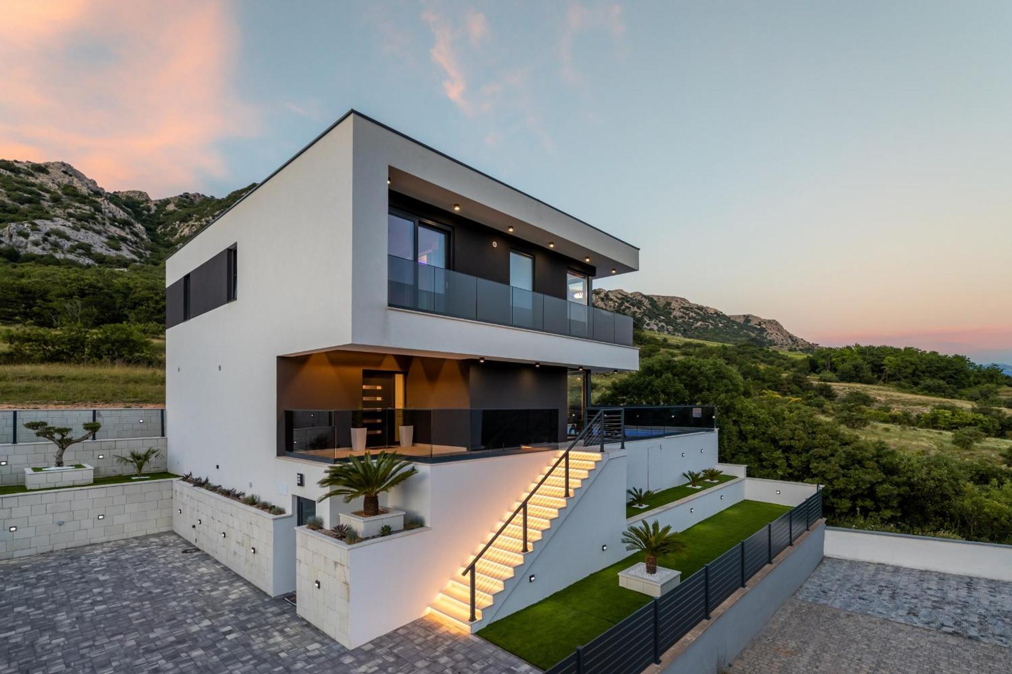 Villa Bellezza Draga Bašćanska Exterior foto