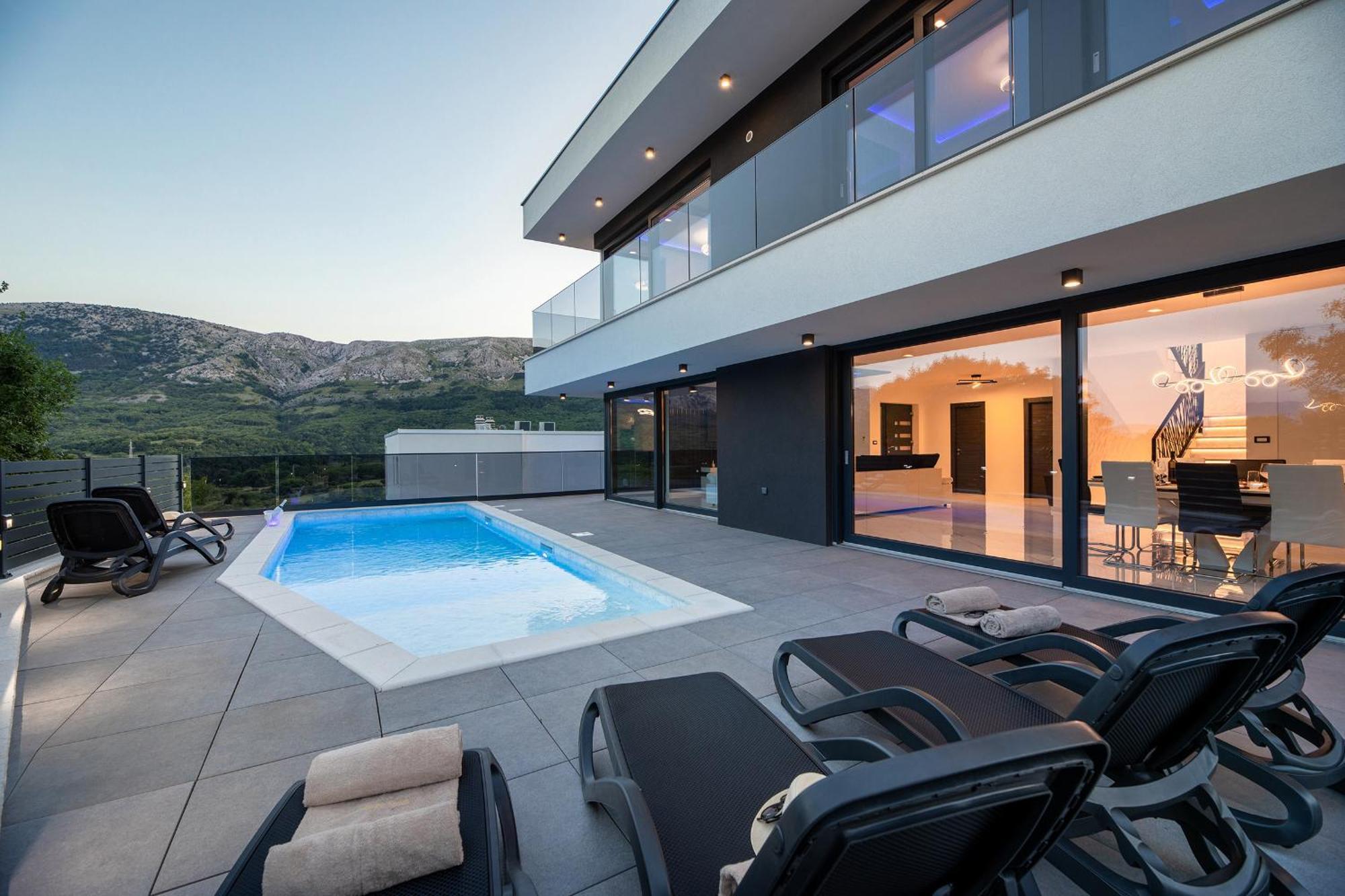 Villa Bellezza Draga Bašćanska Exterior foto