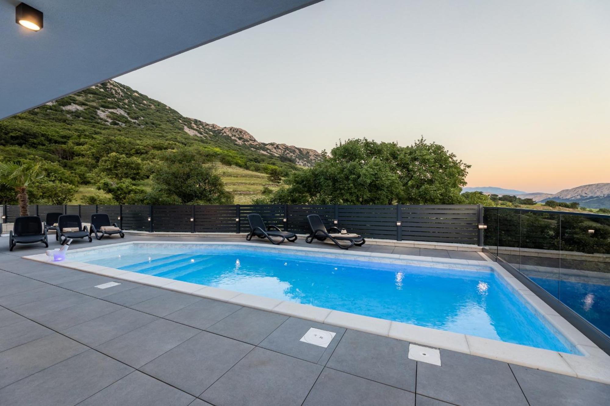 Villa Bellezza Draga Bašćanska Exterior foto