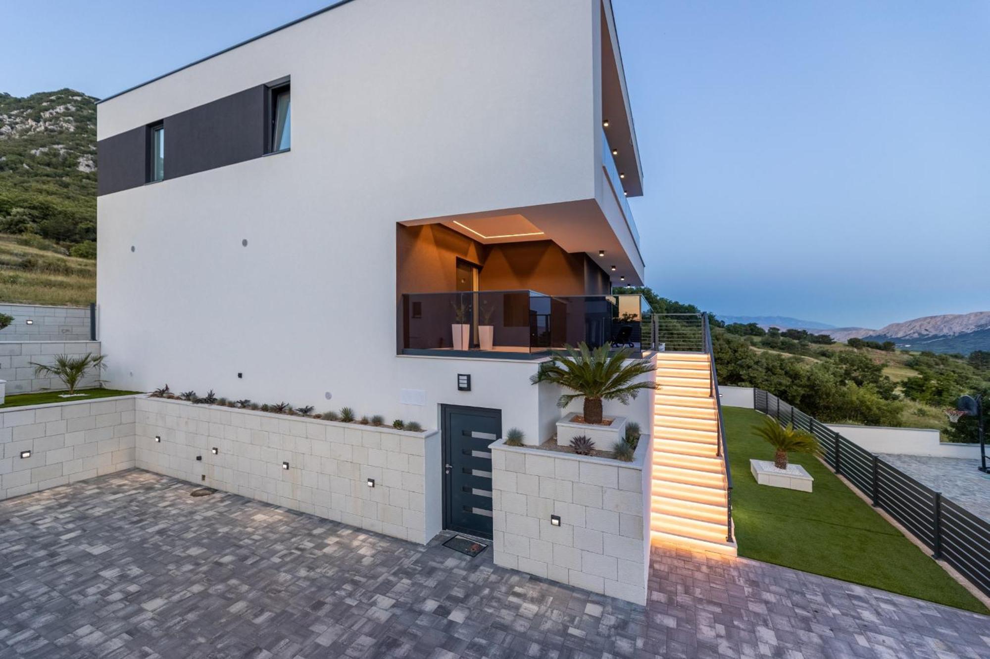 Villa Bellezza Draga Bašćanska Exterior foto