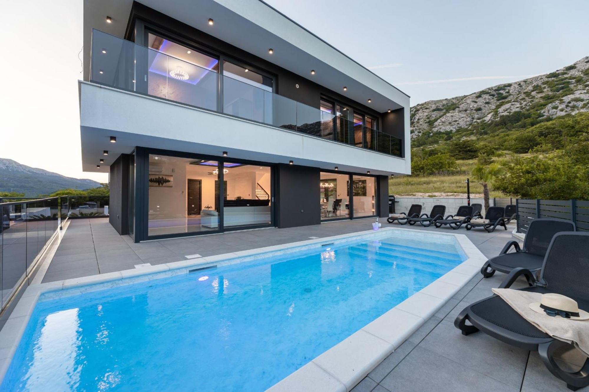 Villa Bellezza Draga Bašćanska Exterior foto